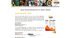 Desktop Screenshot of kulturunterderkuppel.jugz.de